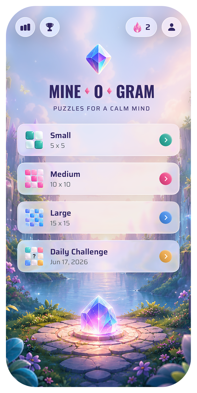 Mine-O-Gram app preview